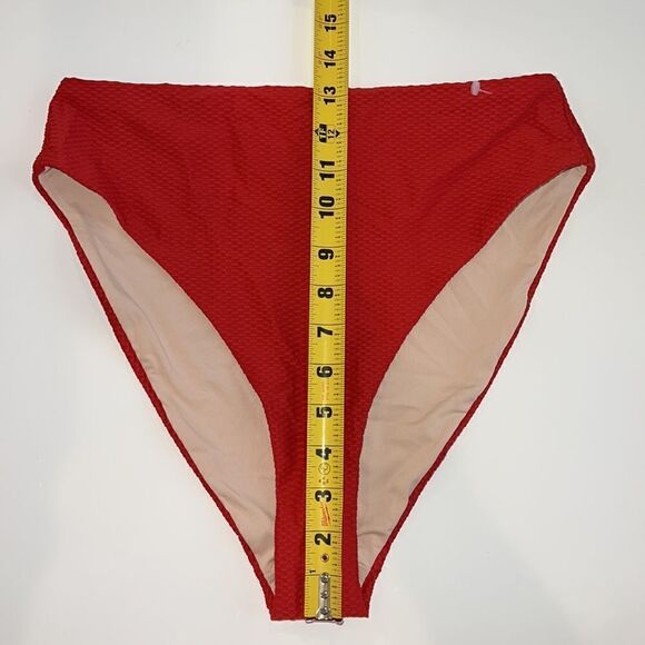 NWOT Chelsea28 Easy Retro High Waist Swim Bottom Medium - Picture 6 of 9